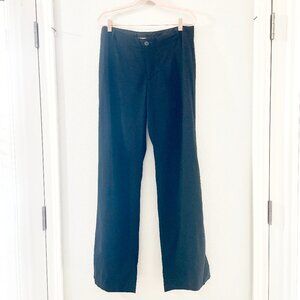 Banana Republic | Black Wool Contoured Fit Stretch Trousers 6